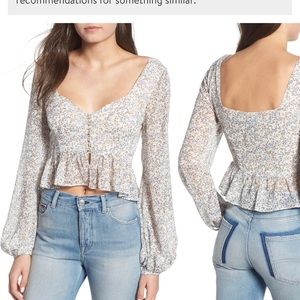 The East Order
Sampson Floral Ruffle High/Low Top